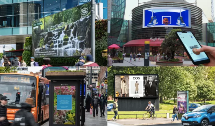 collage of digital media