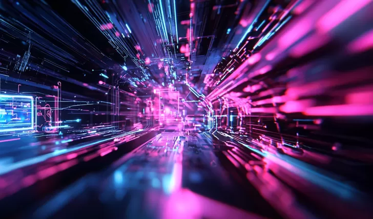 monks AI pink purple image